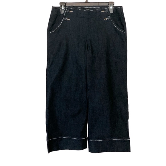 Cache Cropped Sailor Jeans - Picture 2 of 16